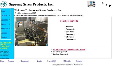 Supreme Screw Products: Employee Directory 